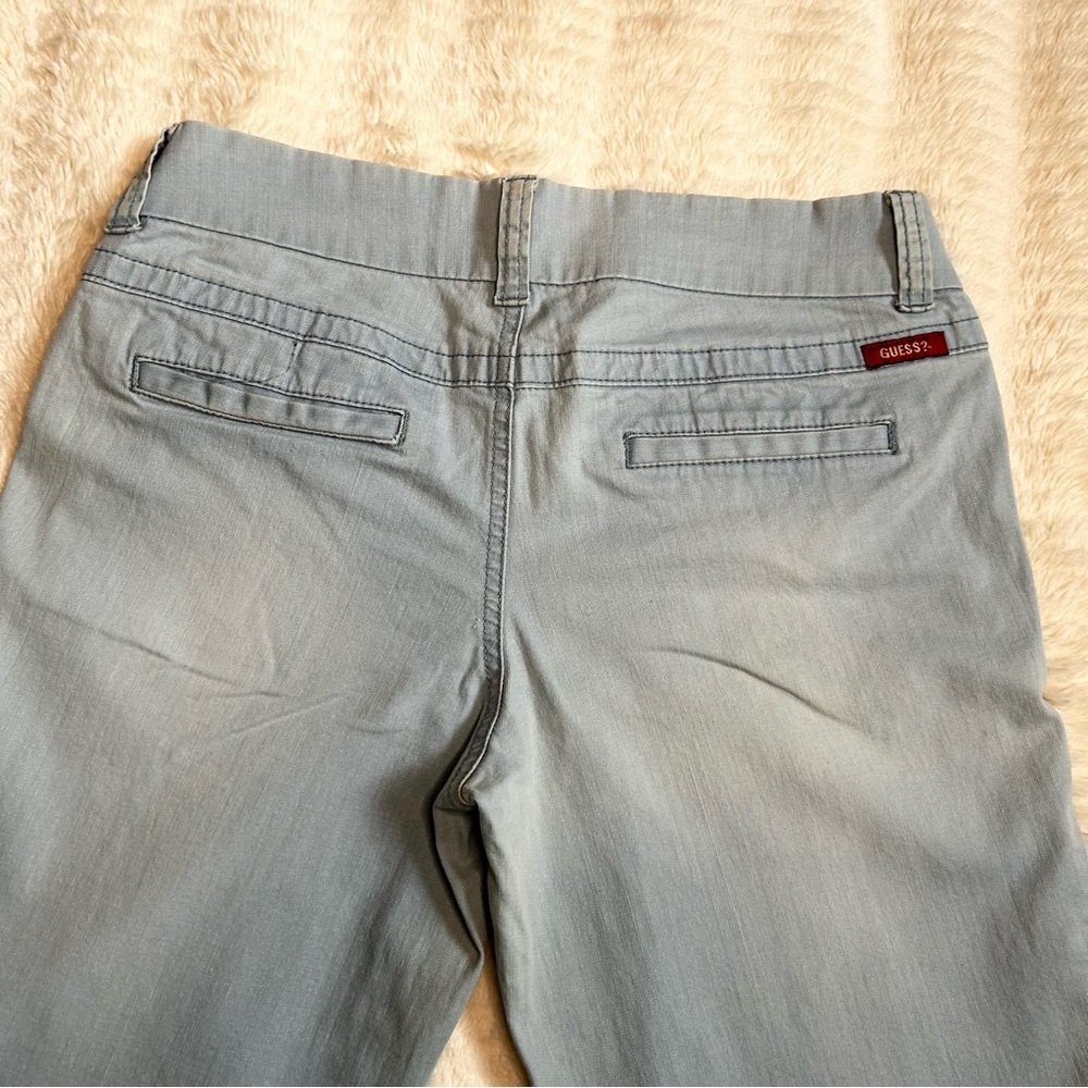 Guess Chino Pants Women’s Light Blue  Slim Straight – Size 29x32 - Picture 7 of 11